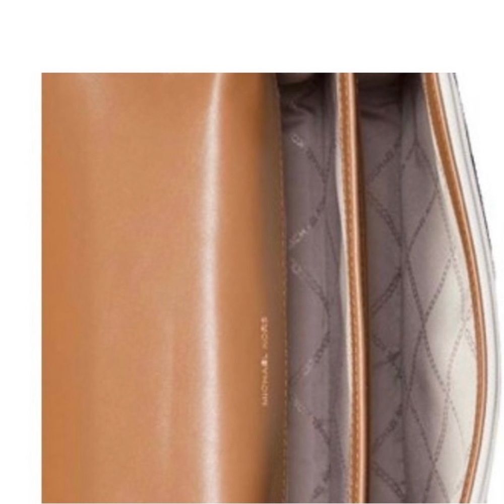 Michael Kors White and Brown Crossbody Bag - Picture 3 of 4